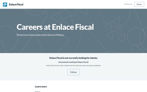 Careers at Enlace Fiscal - Get on Board