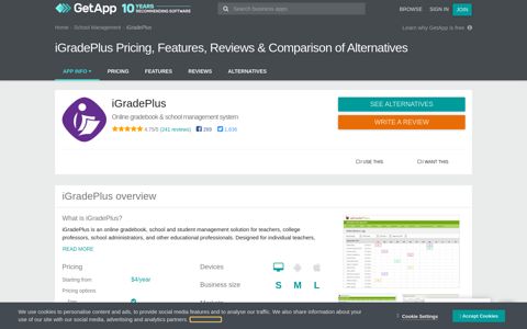 iGradePlus Pricing, Features, Reviews & Comparison of ...