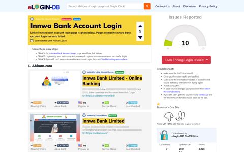 Innwa Bank Account Login - A database full of login pages ...