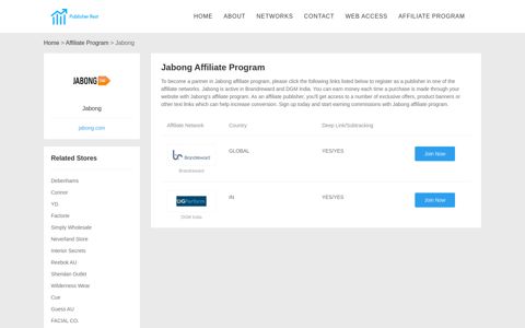 Jabong Affiliate Program: Joining & Monetizing | Publisher Rest