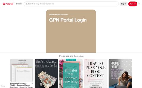GPN Portal Login | Login, Portal, Affiliate programs - Pinterest