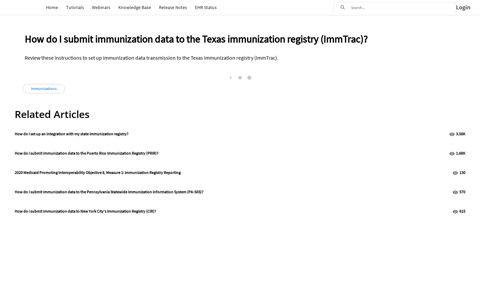 How do I submit immunization data to the Texas immunization ...