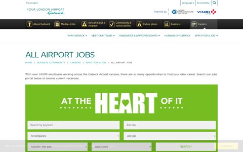 All airport jobs | Gatwick Airport