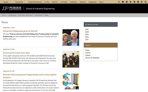 News - School of Industrial Engineering - Purdue University