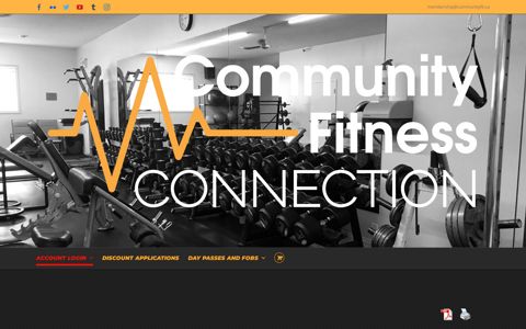 account login - Community Fitness Connection Center