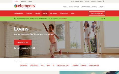 Loans | Elements Financial