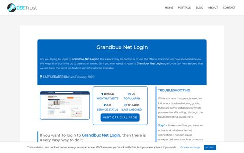 Grandbux Net Login - Find Official Portal - CEE Trust