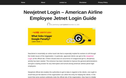 Newjetnet Login – American Airline Employee Jetnet Login ...