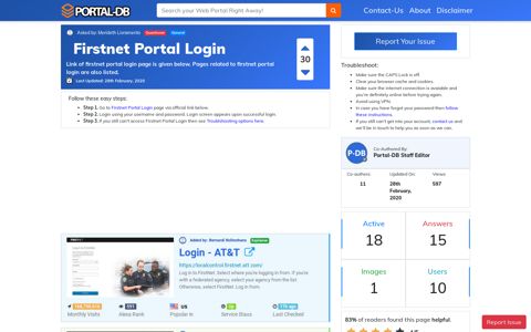 Firstnet Portal Login
