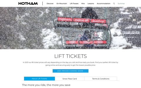Lift Tickets | Hotham Alpine Resort - Mt Hotham