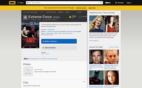 Extreme Force (2001) - IMDb