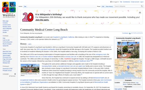 Community Medical Center Long Beach - Wikipedia
