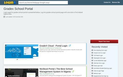 Gradex School Portal - Loginii.com