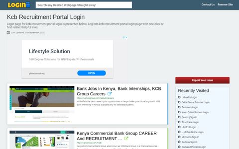 Kcb Recruitment Portal Login - Loginii.com