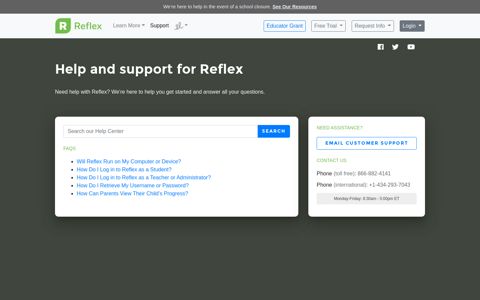 Support for Reflex - Help Center and FAQs | Reflex