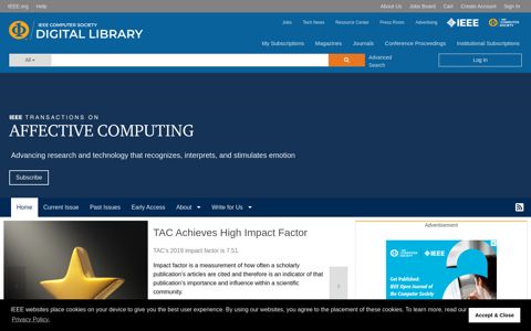 IEEE Transactions on Affective Computing | IEEE Computer ...