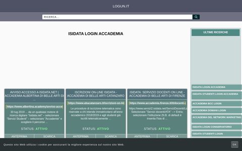 isidata login accademia - Panoramica generale di accesso ...