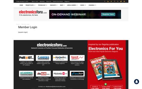 Member Login | Electronics For You