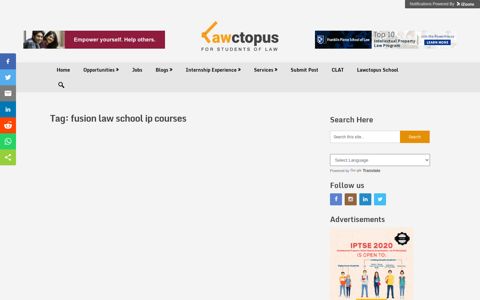 fusion law school ip courses Archives - Lawctopus