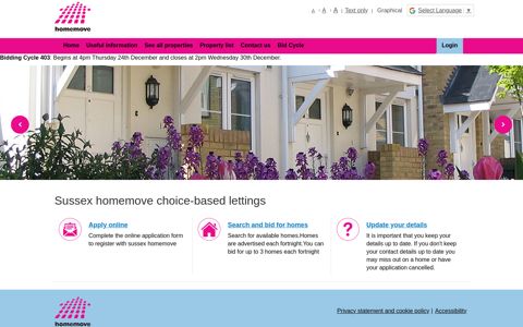 Sussex Homemove: SHM home page