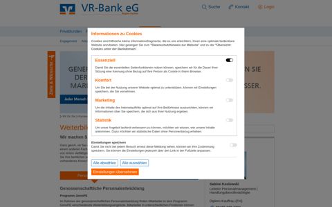 Region Aachen | Weiterbildung - VR-Bank eG