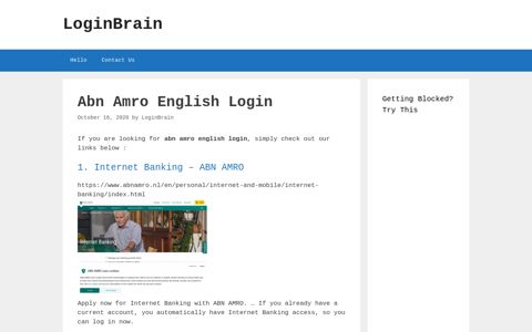 abn amro english login - LoginBrain