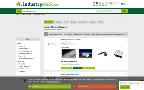 Laser Diode Drivers - 9 Manufacturers, Traders & Suppliers