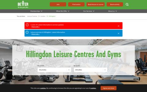 Hillingdon Leisure Centres | Swimming Pools, Gyms, Classes ...