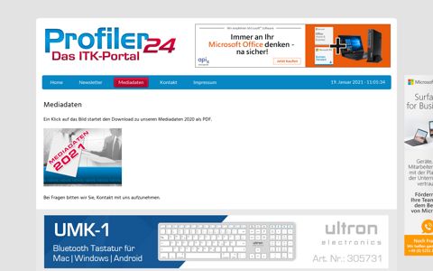 Mediadaten - Profiler24 - das ITK Portal
