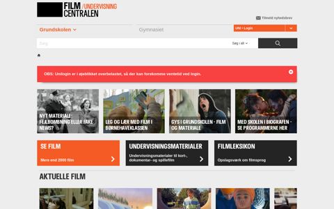 Grundskolen | Filmcentralen – Filminstituttets streamingsite