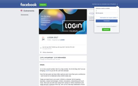 login 2017 - Facebook
