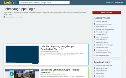Lehmbaugruppe Login | Accedi Lehmbaugruppe - Loginii.com