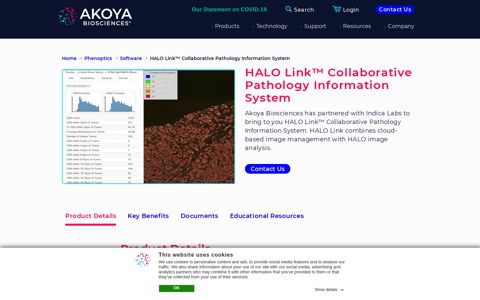 HALO Link™ Collaborative Pathology System | Akoya