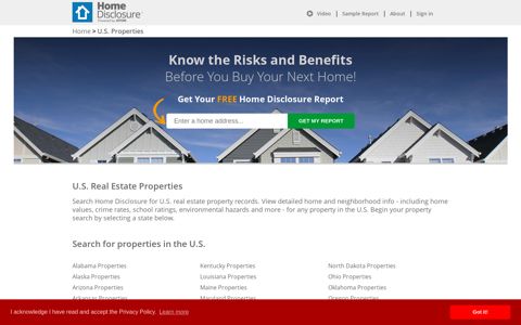 U.S. Real Estate – Property Finder | HomeDisclosure
