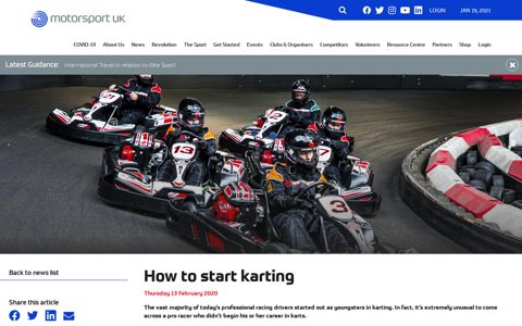 How to start karting - Motorsport UK