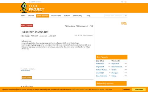 Fullscreen in Asp.net - CodeProject