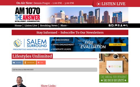 Lifestyles Unlimited - AM 1070 The Answer | AM 1070 The ...