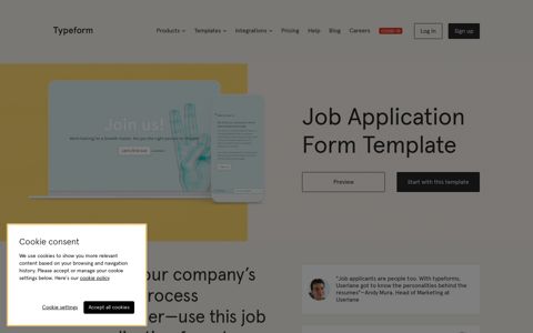 Free Job Application Form Template—Improve Your Hiring ...
