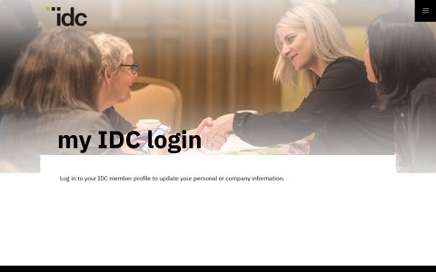 my IDC login | IDC - Interior Designers of Canada