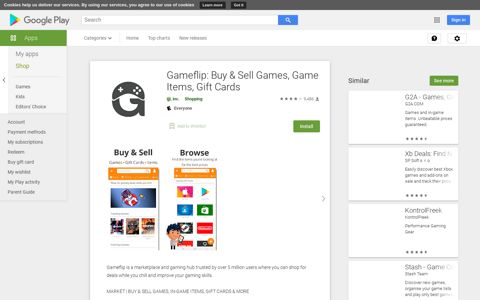 Gameflip: Buy & Sell Games, Game Items, Gift Cards - Apps ...