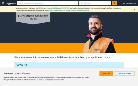 Fulfillment Associate roles | Amazon.jobs