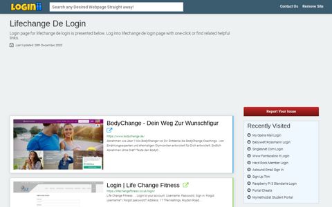 Lifechange De Login - Loginii.com