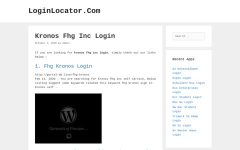 Kronos Fhg Inc Login - LoginLocator.Com