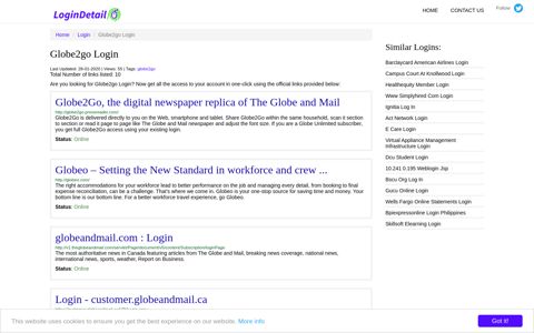 Globe2go Login Globe2Go, the digital newspaper replica of ...