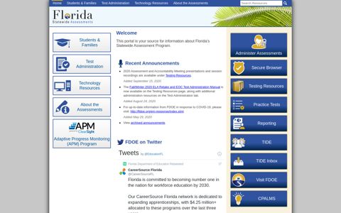 Florida Statewide Assessments Portal