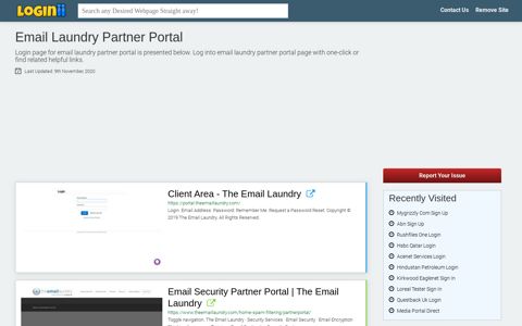 Email Laundry Partner Portal - Loginii.com