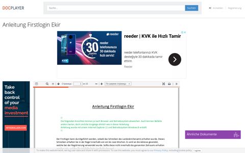 Anleitung Firstlogin Ekir - PDF Kostenfreier Download