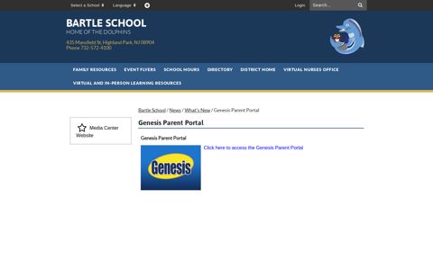 Genesis Parent Portal - Bartle School