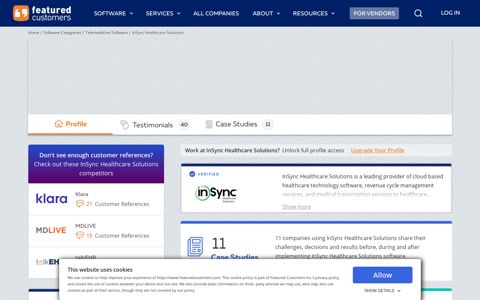 51 InSync Healthcare Solutions Customer Reviews ...