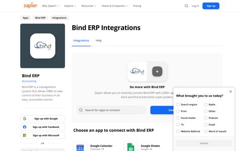 Bind ERP Integrations | Connect Your Apps with Zapier